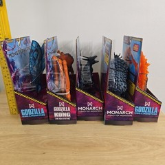 MonsterVerse ION DRAGOn Burning Godzilla Titanus Scylla Mothra Frost Vark 6″ Lot