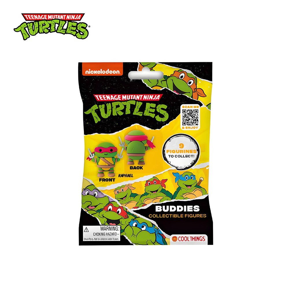 Teenage Mutant Ninja Turtles TMNT Blind Bag Mystery 3D Figure Collectible Toy 1P