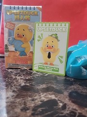 New Upsetduck Stop the Spiral Duck Box Mini Figure- Eating My Worries Duck