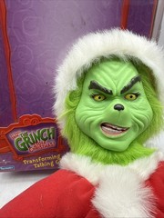 Vintage Dr Suess How The Grinch Stole Christmas Transforming Talking Doll 2000