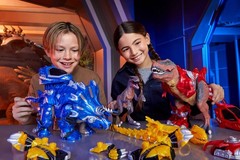 Armorsaurs Armor-Up Triceratops Dinosaur Cobalt Toy Figure with 7 Removable Armo