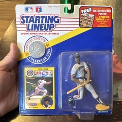 Kenner Starting Lineup 1991 Cecil Fielder Special Edition Figure with Coin & Ca…