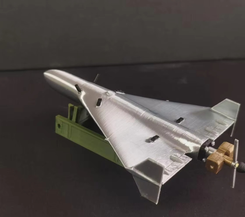 3D Printed US Military LUCAS UAV Model Non-Metal 20CM Ornament Toy Collection
