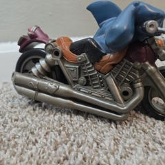1995 Mattel Street Sharks Ripster Rip Rider Motorcycle Figure Loose Arm