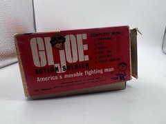 Vintage 1964 GI Joe Action Soldier T.M. 7500 With Box And Unused Decals