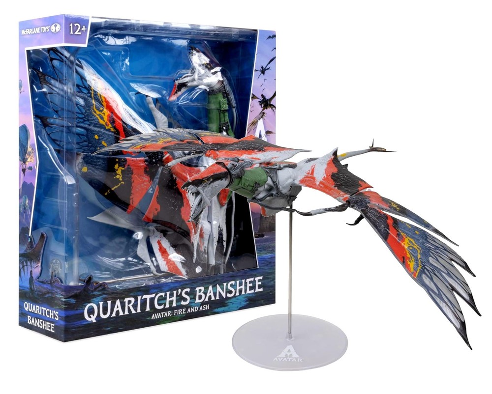 Avatar Fire and Ash Quaritch’s Banshee 30in. Wingspan New in Box