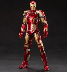 Marvel Avengers Iron Man Mark 43 MK43 Ironman Toy LED Light Action Figure Model