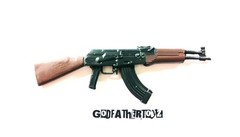 MARVEL LEGENDS AK 47 MACHINE GUN WEAPON ASSAULT RIFLE ONLY CUSTOM FODDER