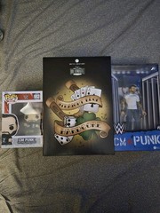 CM Punk ECW/WWE Ultimate Edition, Survivor series Mattel Creations, & Funko #182