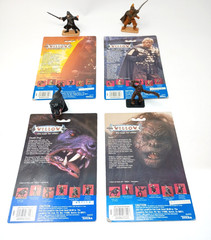 Vintage 1988 Tonka Lucas Films WILLOW Movie Action Figure Lot with Card Backs