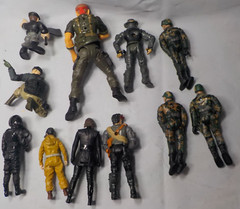 11 action figures star wars Kylo Ren Tie Fighter Pilot & military solders