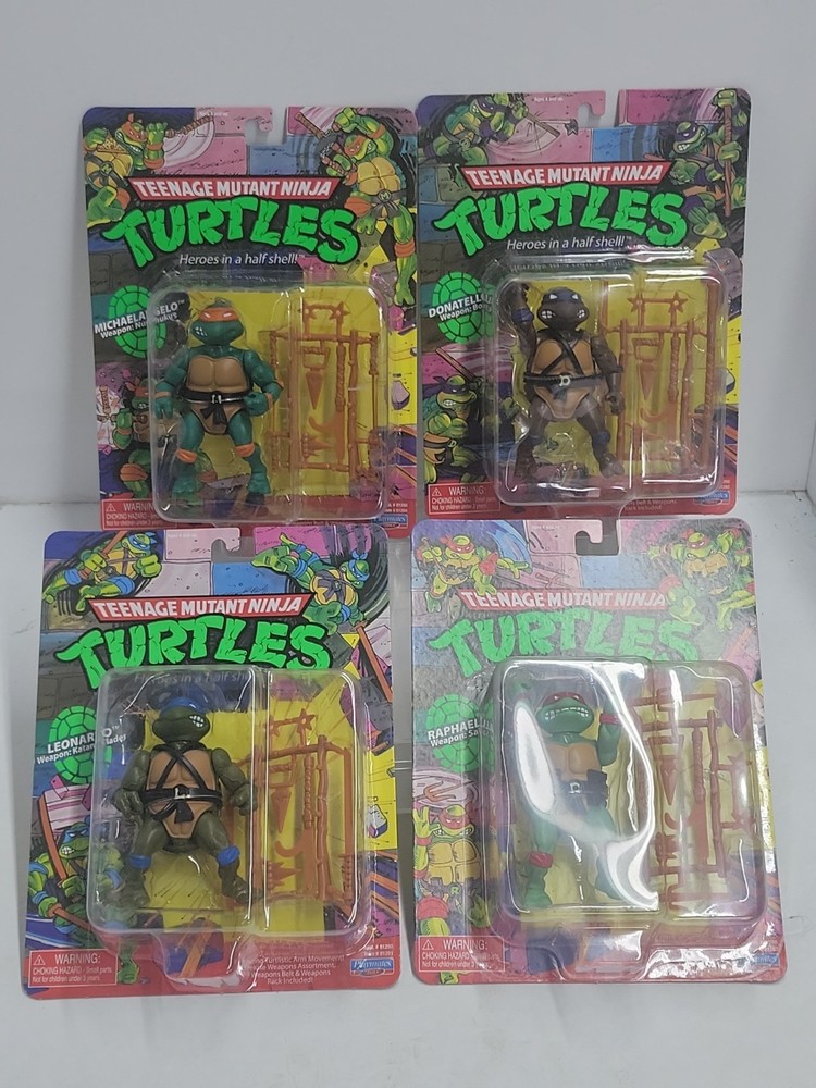 Teenage Mutant Ninja Turtles Action Figure 2022 TMNT Set of All 4 NIP Playmates