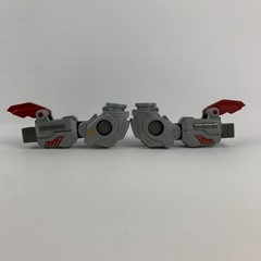 Silver Red Action Figure Replacement Arms Lightning Bolt | Power Ranger? Bandai?