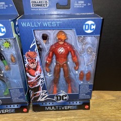 DC Multiverse John Stewart & Wally West Figures Click & Connect Ninja Batman