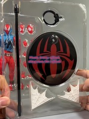 Mess Toys Spider-Man Scarlet Hero Blue Cloth Battle Suit Action Figure US STOCK