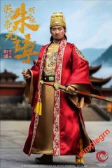 QIANLONG TOYS QL-007 1/6 Scale Ming Dynasty Emperor Zhu Yuanzhang In Stock New