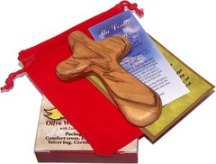 Holy Land Market Gift Package Includes Comfort Cross with Gift Box and Two