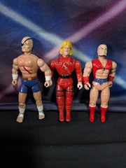 Super Fighter Figures Street Fighter Knock Off Ken Zangief Sagat Glued GI Joe 90