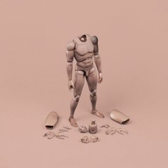 New MX02-A 12inch Europe Skin Male Action Figure Body Fit For 1/6 Head Sculptzzb
