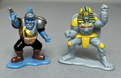 Mighty Morphin Power Ranger SQUATT & KING SPHINX Space Alien 1993 Vtg Figure Lot
