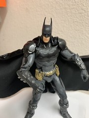 custom batman arkham knight Asylum wired leather cape 1/12 mcfarlane NOT FIGURE