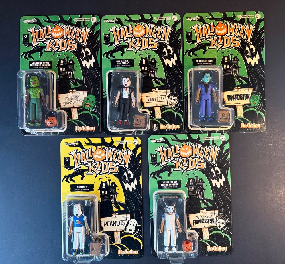Super7 ReAction Halloween Kids pre-owned lot