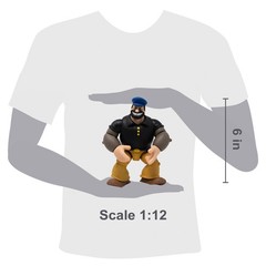 Bluto Action Figure – Popeye Classics Action Figure: Boss Fight Studio Llc