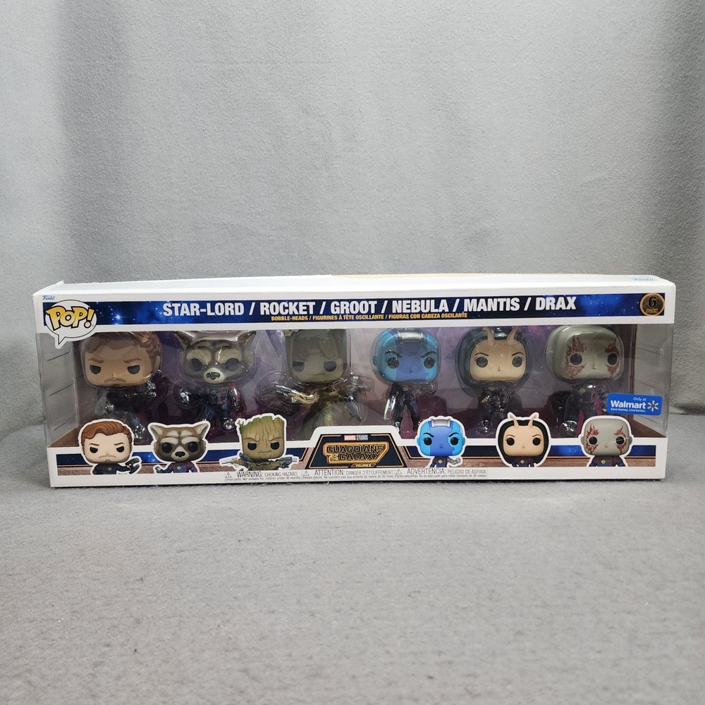 Funko Pop Guardians of the Galaxy Vol 3 6-Pack Walmart Exclusive Marvel NEW