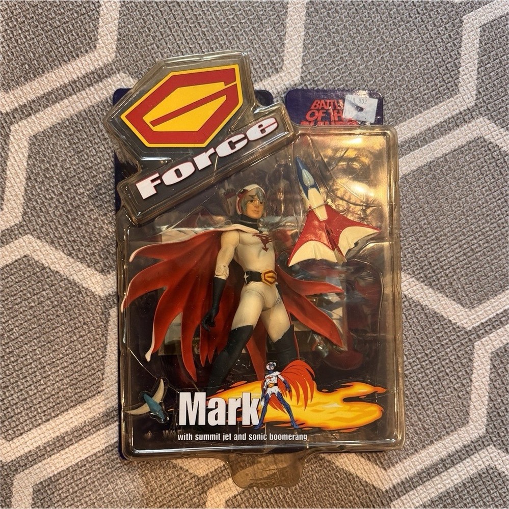 Force Mark Action Figure w/ Summit Jet (Jet) & Sonic Boomerang – White/Red/Black