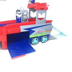 Just Play PJ Masks HUGE Set -Romeos Flying Lab Seeker Semi Truck Figures & More
