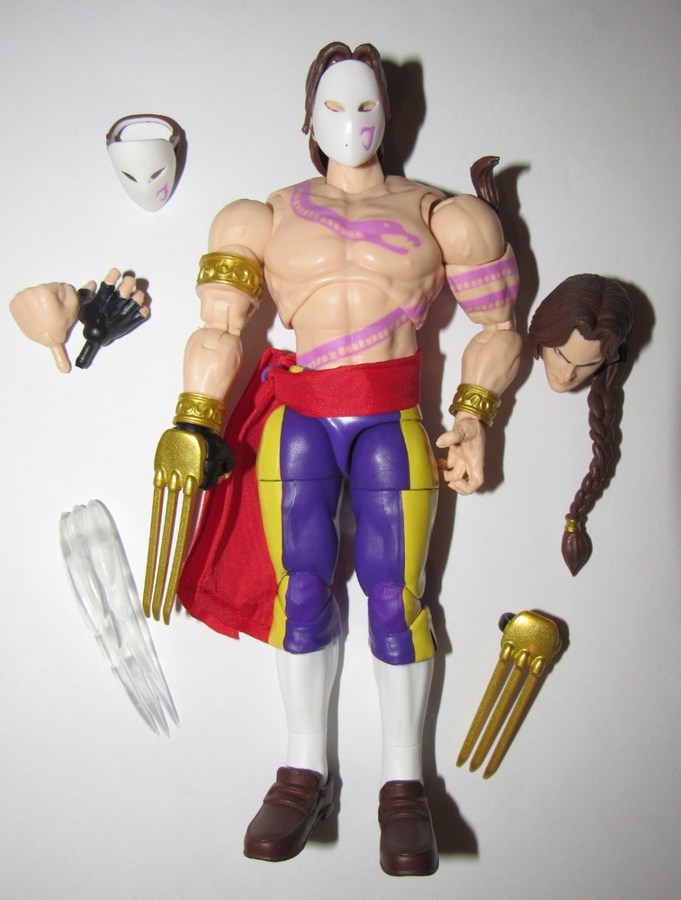Jada Toys Street Fighter II action figure Final Challengers Vega complete