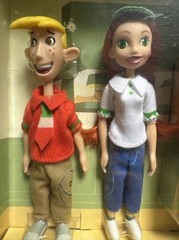 Disney Kim Possible Fast Food Amigos Kim & Ron 4″ dolls NEW Equity Marketing