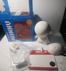 Kid Robot Munny DIY Do It Yourself White Blank Soft Vinyl Figure Art