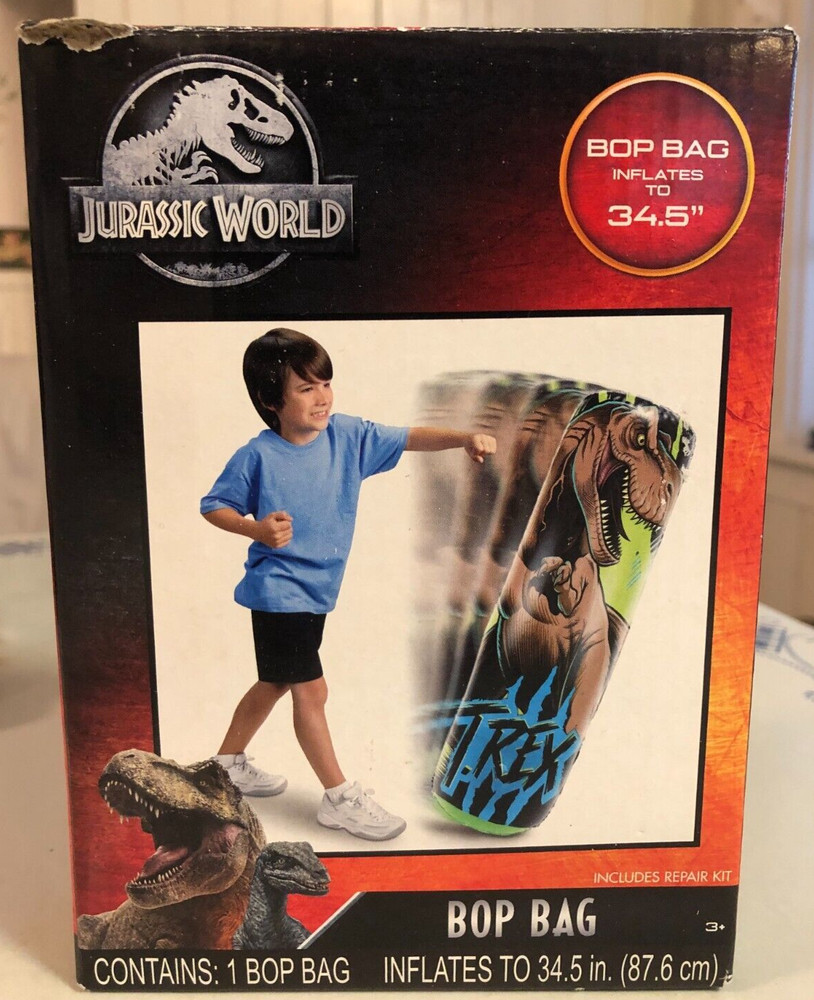 Jurassic World Dinosaur Bop Bag Toy for Kids Holiday Christmas Birthday Gifts