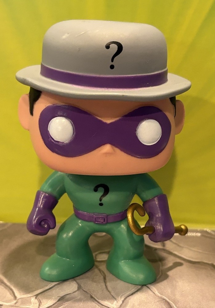 Rare 2010 Funko PoP DC Universe #05 The Riddler Vaulted Loose
