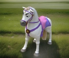 Disney Princess Playdate Maximus Horse Ride On My Size Pony 32″ Rapunzel Tangled