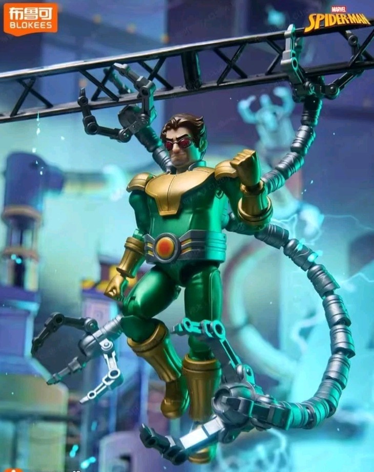 New Blokees Galaxy Version Spider-Man Doctor Octopus Figure Model Kit No Box