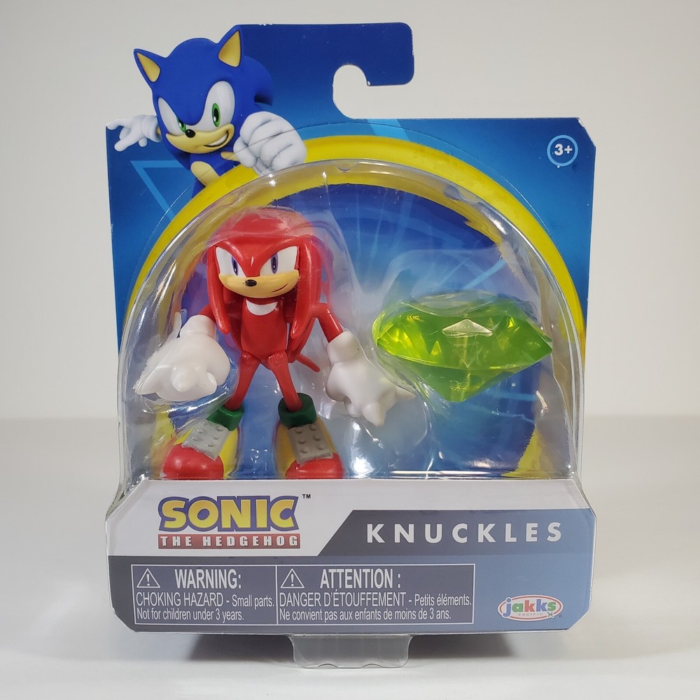 Sonic the Hedgehog 2.5″ Knuckles with Chaos Emerald Action Figure Jakks Pacific
