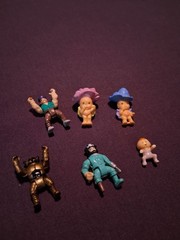 Plastic Mini Figure Set Mixed Lot Multicolor Miniature Toy Figures