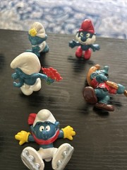 Schleich Smurf Pre Owned Lot 16 Pieces 13 Figurines 1979-1980s