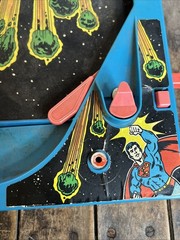 1978 Mattel SUPERMAN Spinball Pinball – Retro Tabletop Pinball Game