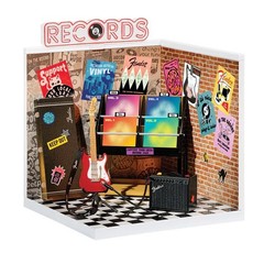 MGA Miniverse Real Music Record Shop with Exclusive Fender Guitar – New / Sealed