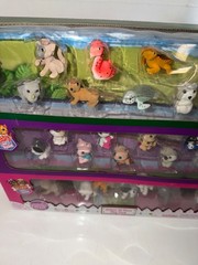 NEW JUST PLAY JUNGLE PUPPY KITTY IN MY POCKET DELUXE MINI FIGURE SET 3 PACK SET