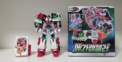 Metal Cardbot W Mega Ambler Transforming Robot Action Figure Toy Korean Anime