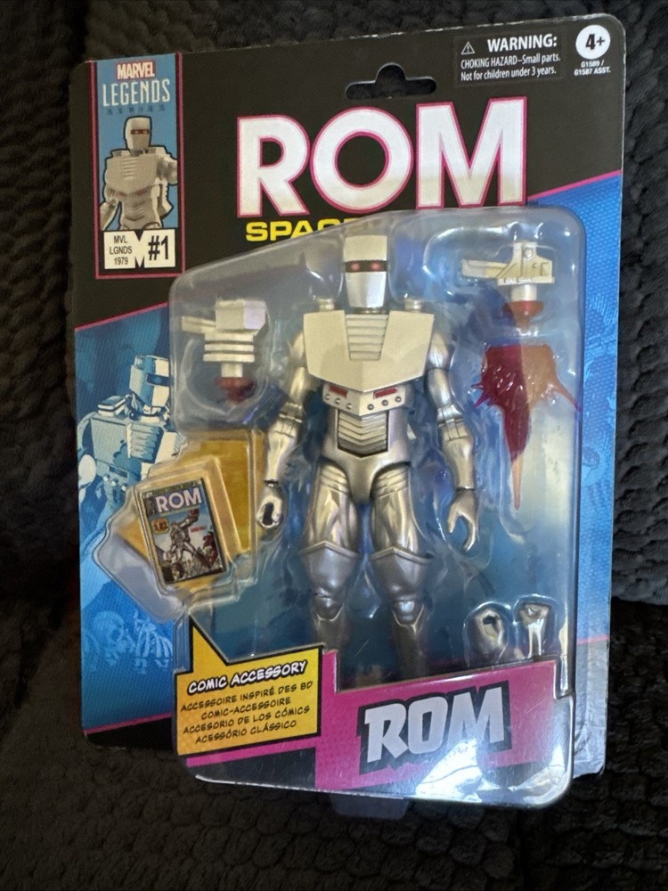 2025 Hasbro MARVEL LEGENDS RETRO ROM THE SPACEKNIGHT W/ COMIC ACCESSORY NEW
