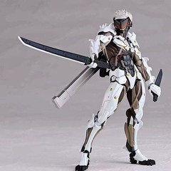 Metal Gear Rising: Revengeance Action Figure Raiden Figurine Desktop Toy
