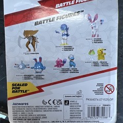 Jazwares Pokemon Battle Figure Pack Pikachu Popplio Ages 4+ Toys Brand New