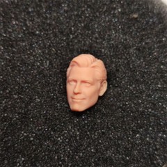 1/24 Scale The Ocean’s 12 George Clooney Head Sculpt Unpainted Fit 2.5″ Figure