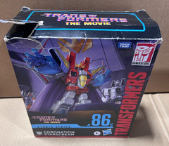 Hasbro 86-12 Transformers The Movie Studio Series Coronation Starscream *DMG BOX