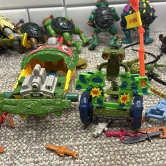 Teenage Mutant Ninja Turtles 80-90s Mixed Figures Weapons TMNT